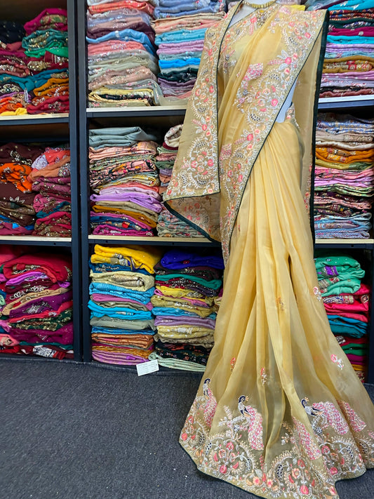 Indian Beaded Saree