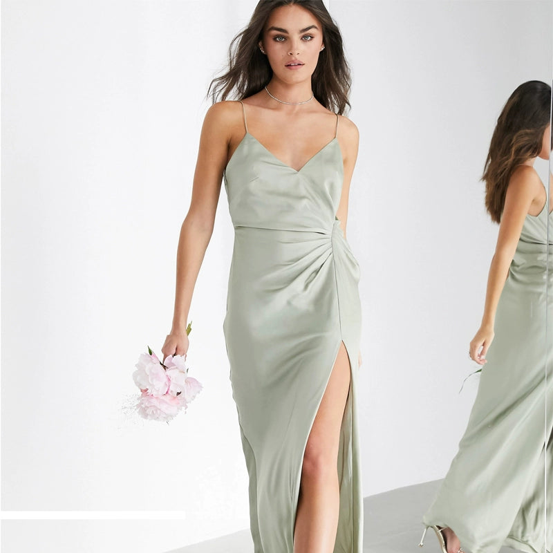 Silky Evening Dress High-Quality Style