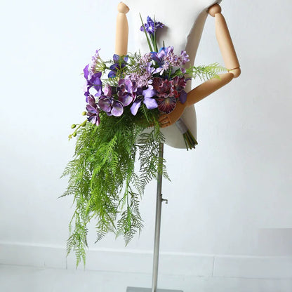 Pink Waterfall Wedding Bouquet Prop Large Artificial Flower