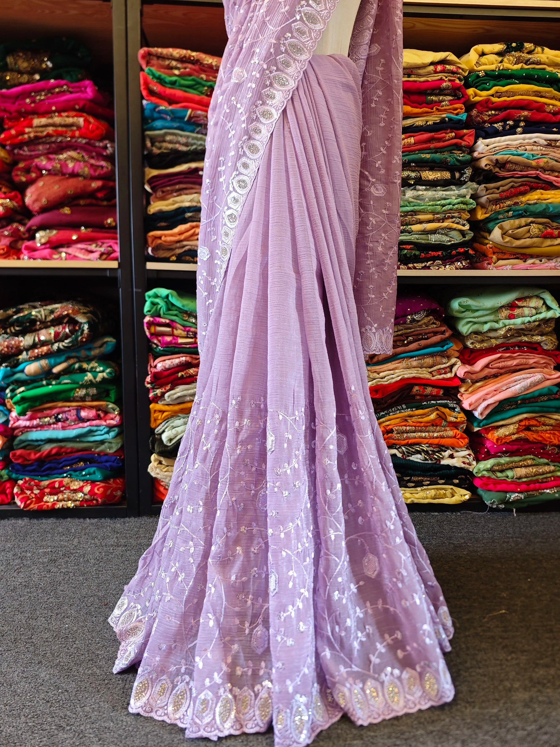 Indian Saree Beaded Six Mile