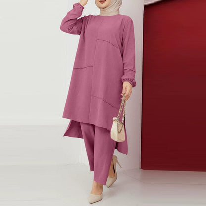 Ethnic Long Dress Set Oversize