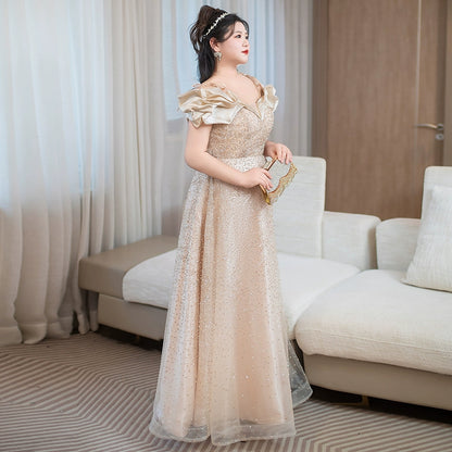 Champagne Evening Dress