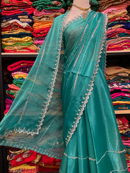 Handmade Indian Nepal Beaded Sari