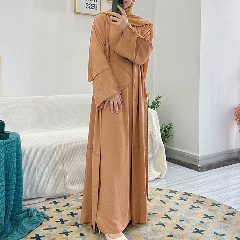 Elegant High-End Ethnic Arabic Long Skirt Dress from Malaysia