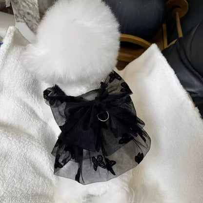 Cute Lace Sleeveless Pet Dress for Small Dogs & Cats