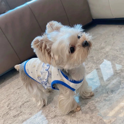 Premium Cotton Pet Dog Vest for Spring Autumn Casual Style