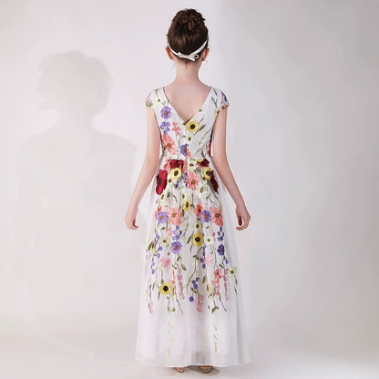 Flowered Princess Dress