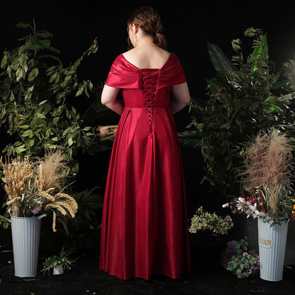 Burgundy Wedding Dress