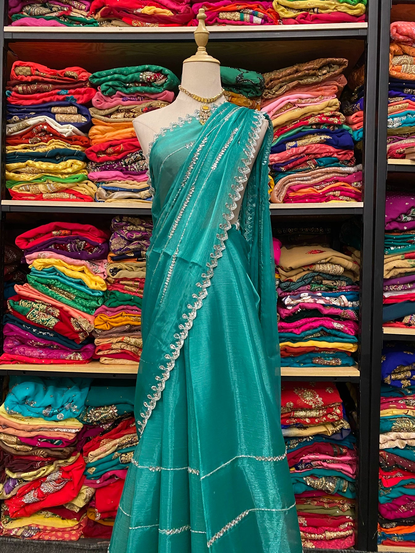Handmade Indian Nepal Beaded Sari