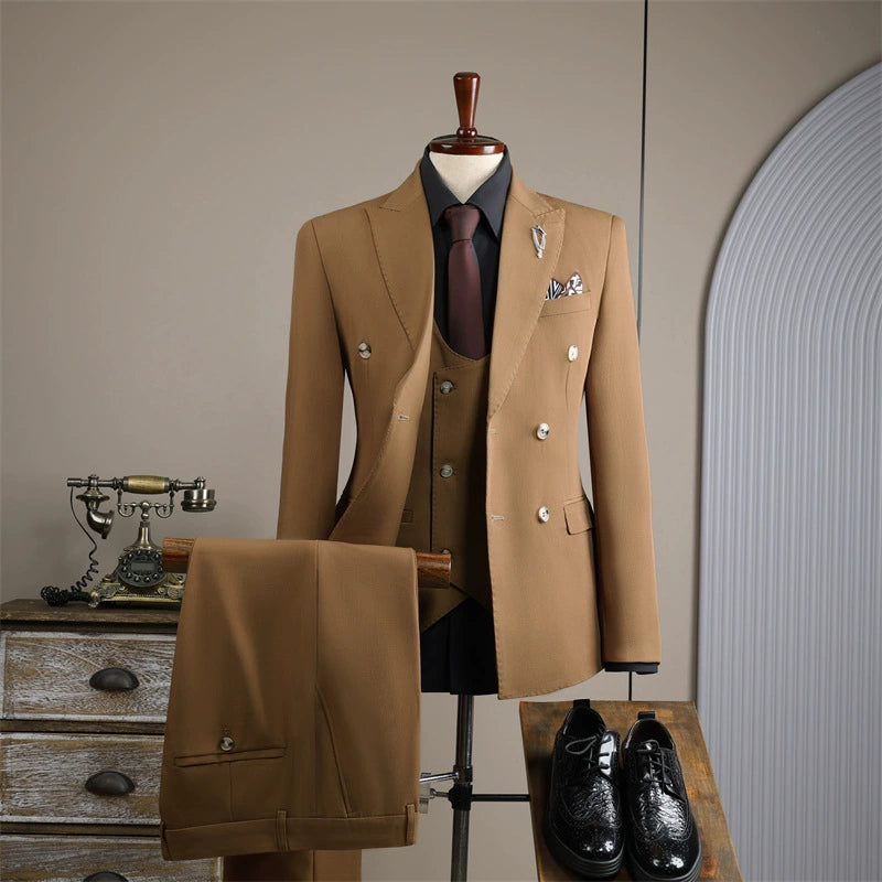 Men's 3 Piece Business Suit Set
