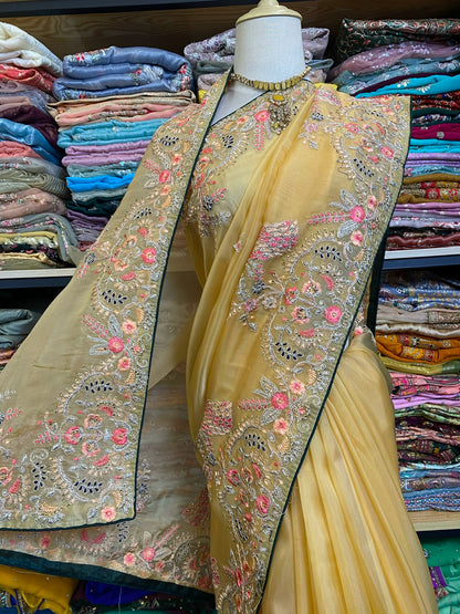 Indian Beaded Saree