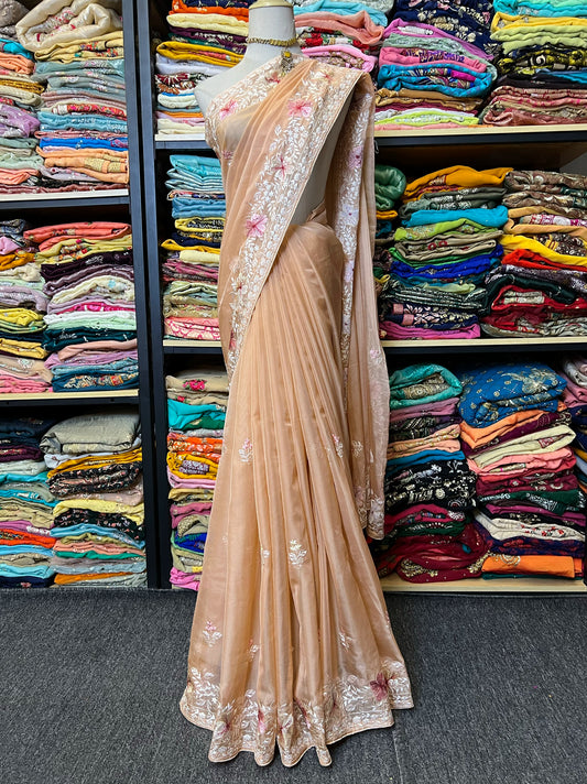 Indian Beaded Sari Custom Made Tops