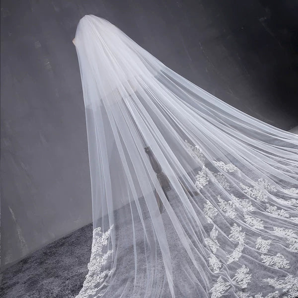 Korean Style Wedding Veil 3.8m Long