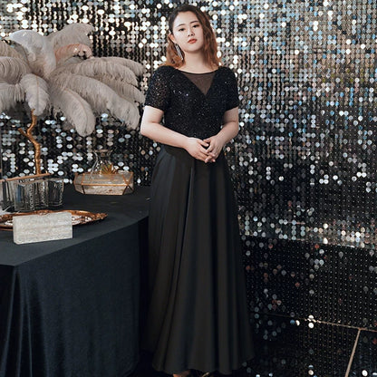 Black Long Evening Dress