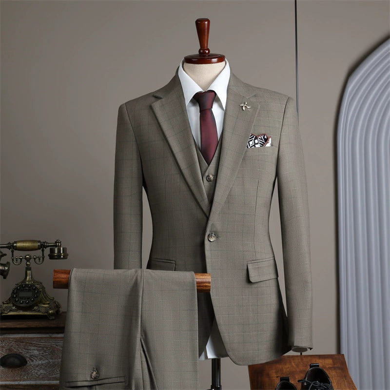 Men's 3 Piece Suit Set