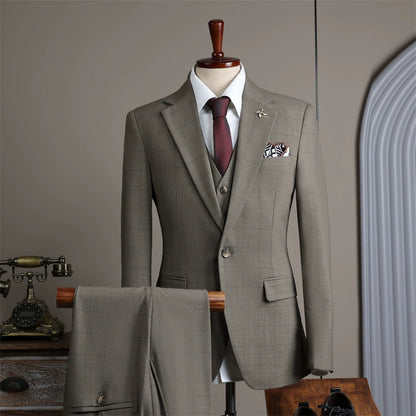 Men's 3 Piece Suit Set