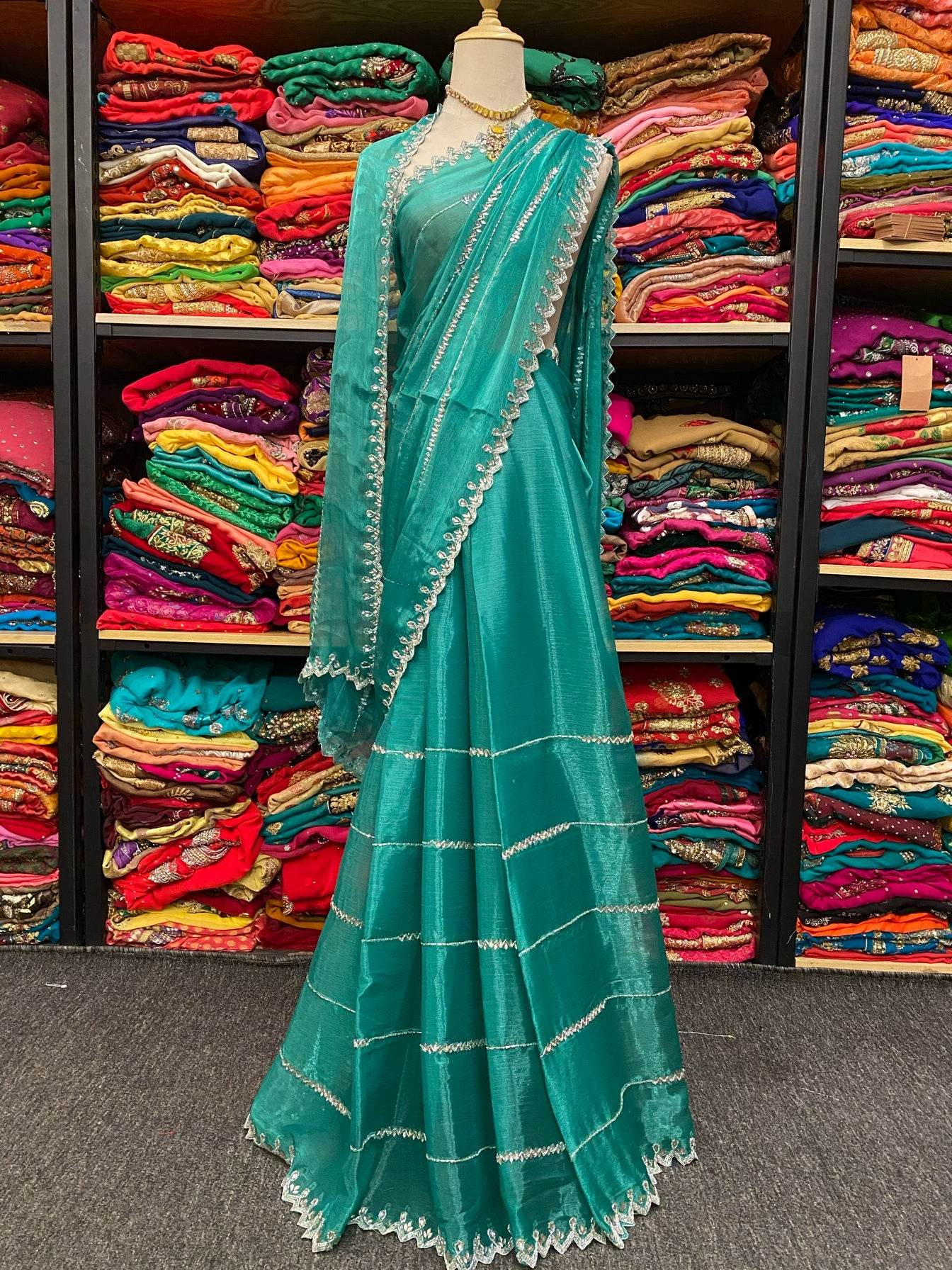 Handmade Indian Nepal Beaded Sari