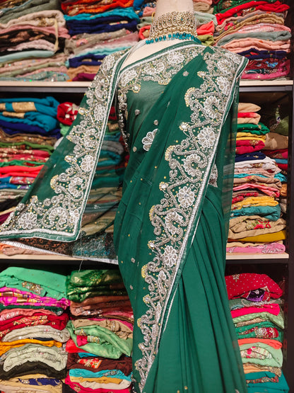 Beaded Indian Sari