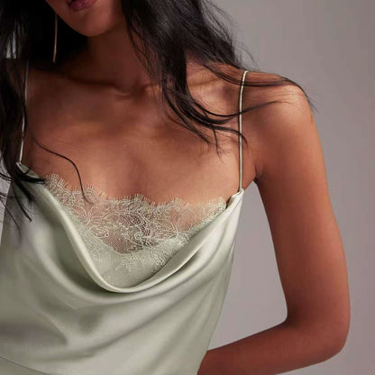 Bridesmaid Lace A-Line Evening Dress