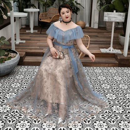 Elegant Plus Size Evening Dress