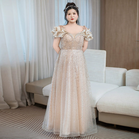 Champagne Evening Dress