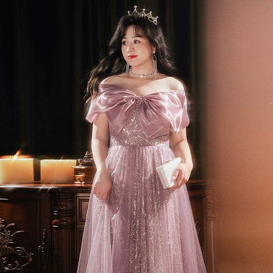 Purple Evening Dress