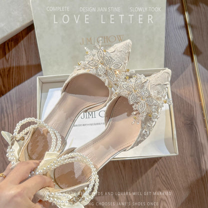 Elegant Princess Heeled Sandal with Satin Finish, Women’s Size 35‑40