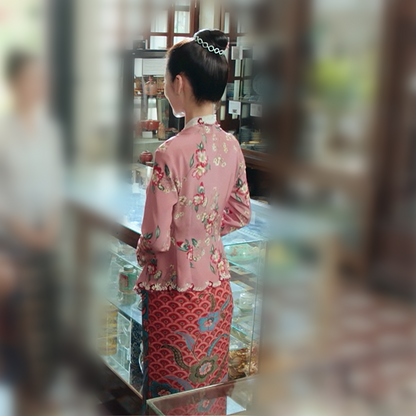 Floral Shiffon Dress Set