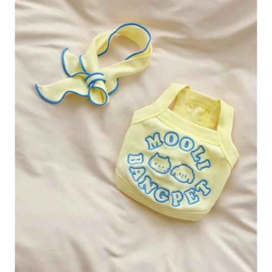 Egg Yolk Summer Vest for Small Yorkshire Maltese Dogs