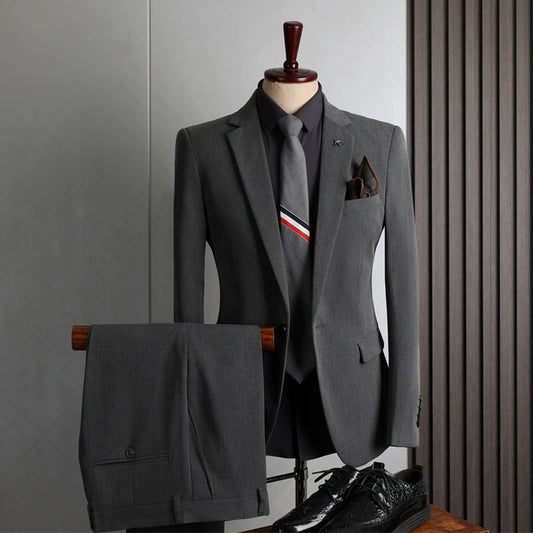 Men British Style 3 Piece Suit Set