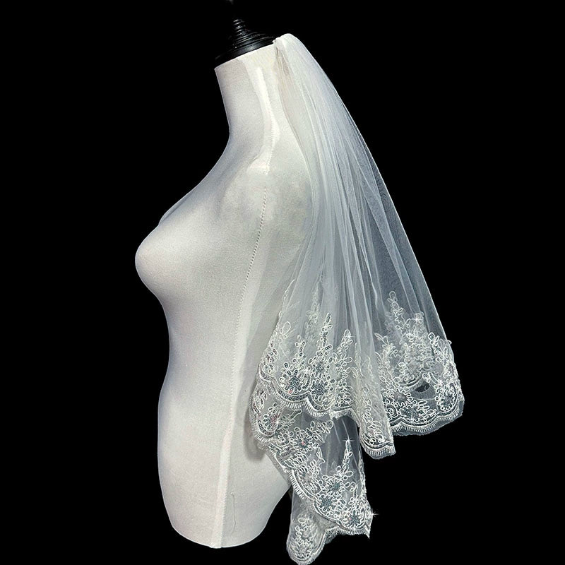 Wedding Veil Bride Marriage Double Layer