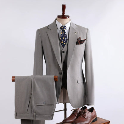 Set, Fashionable Suit For Leisure, Wedding Dress, Korean Style, 3 Piece Set