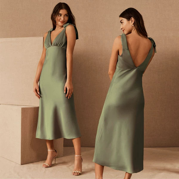 French Style Short Bridesmaid Dress