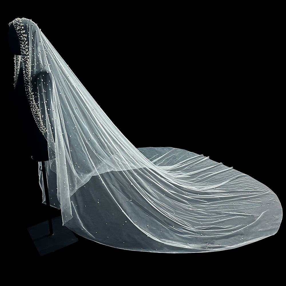 Pearl Wedding Veil Accessories