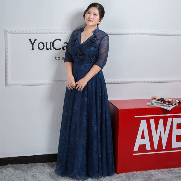 Elegant Woman Evening Gown