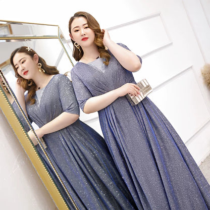 Elite Evening Gown Plus Size Fitted