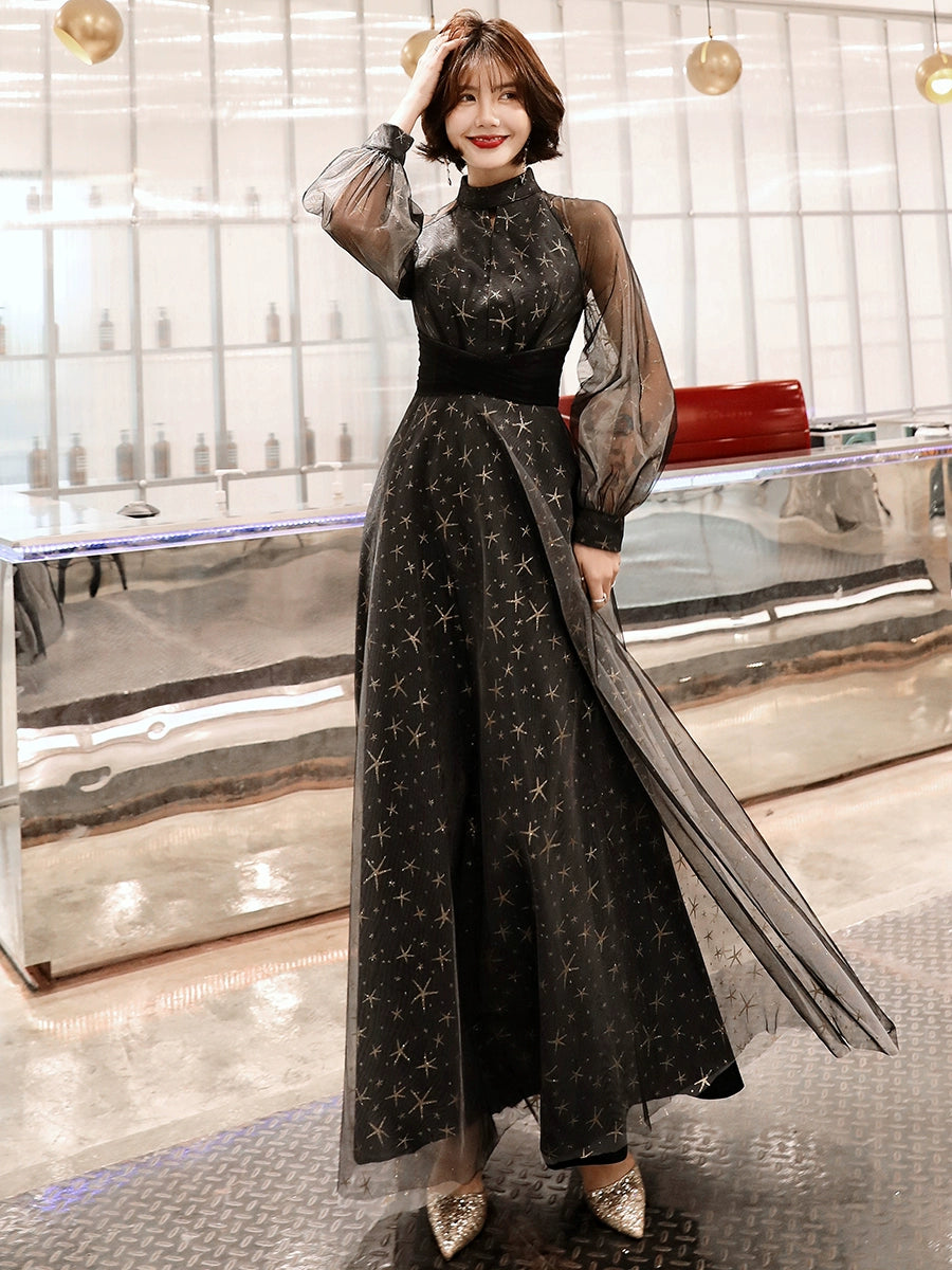 Black Evening Party Dress