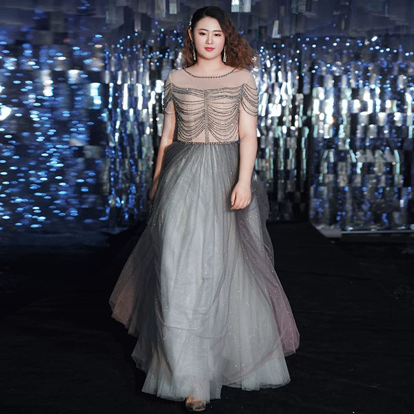 Elegant Wedding Evening Dress