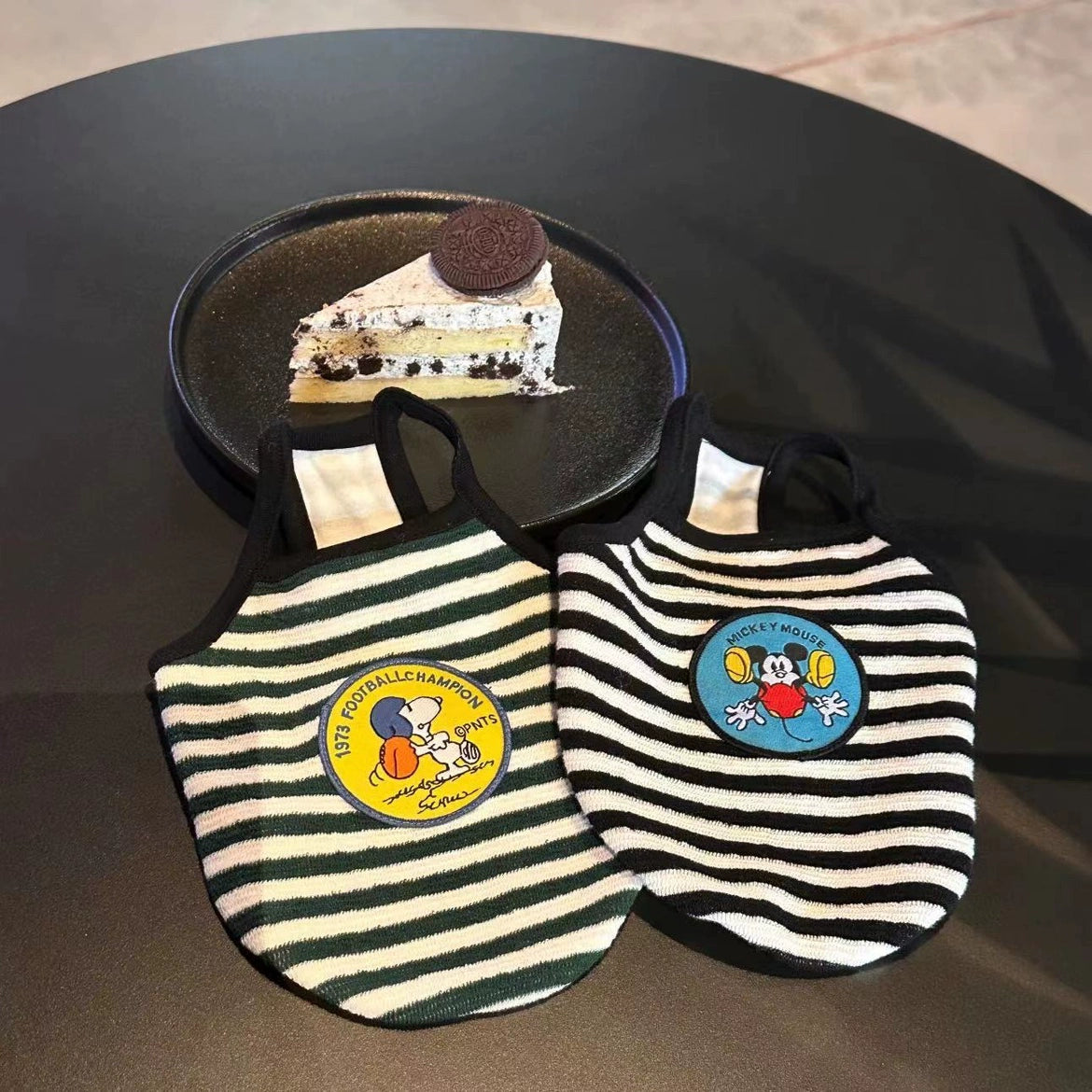 Retro Striped Pet Suspender Vest for Cats and Dogs