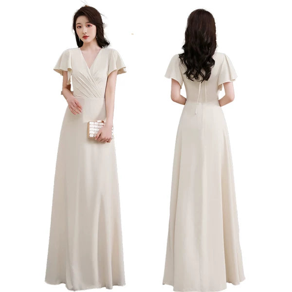 Summer Bridesmaid French Style Plus Size Dress