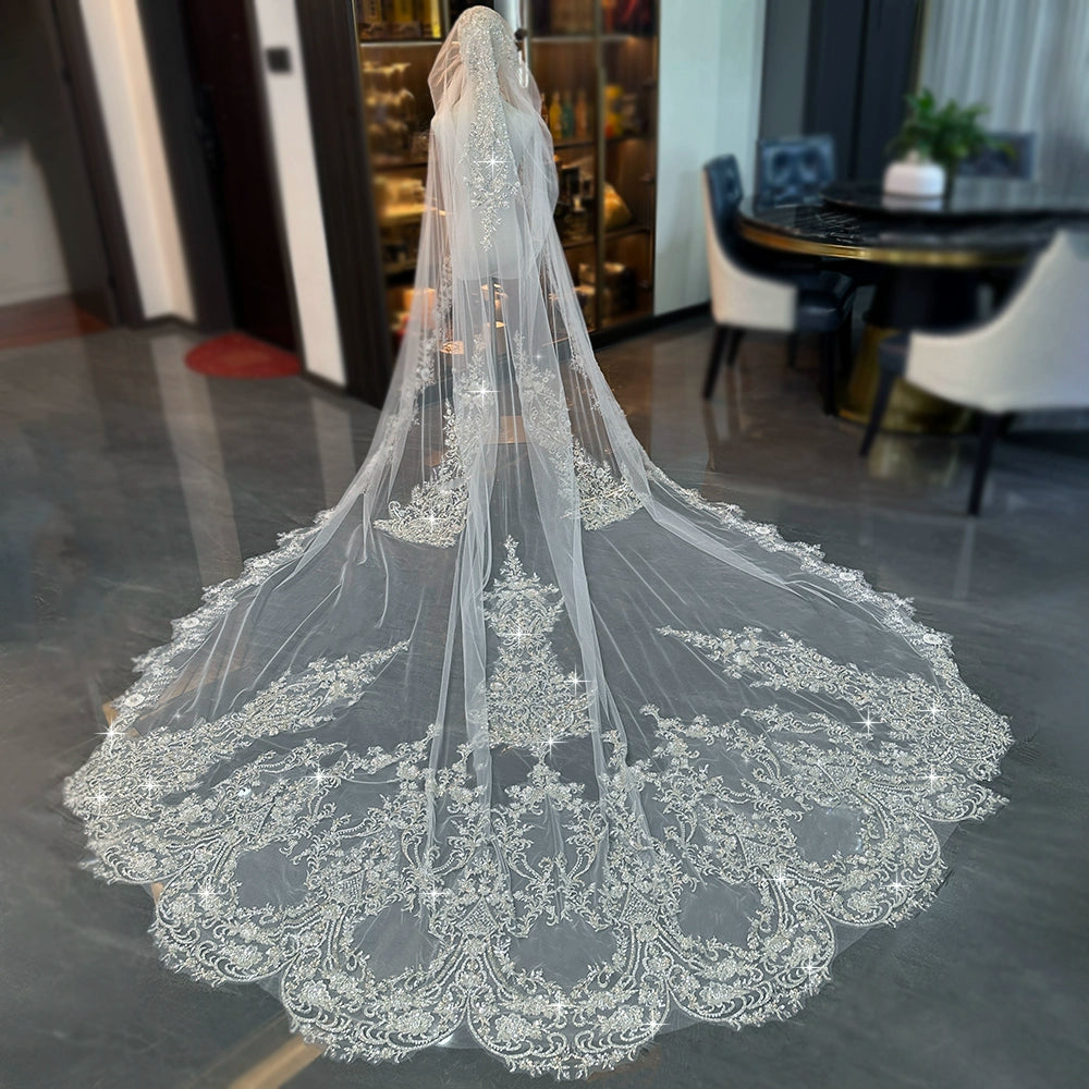 Handmade Wedding Veil 3.5m Long
