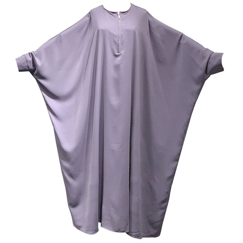 Elegant Saudi Arabian Long Sleeve Conservative Robe Dress
