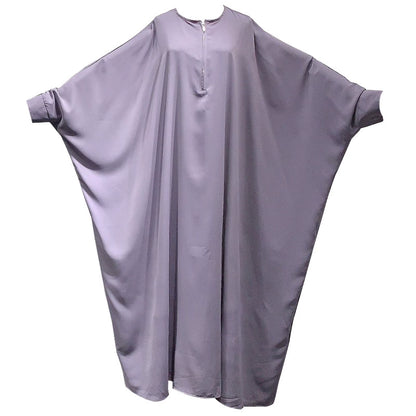 Elegant Saudi Arabian Long Sleeve Conservative Robe Dress