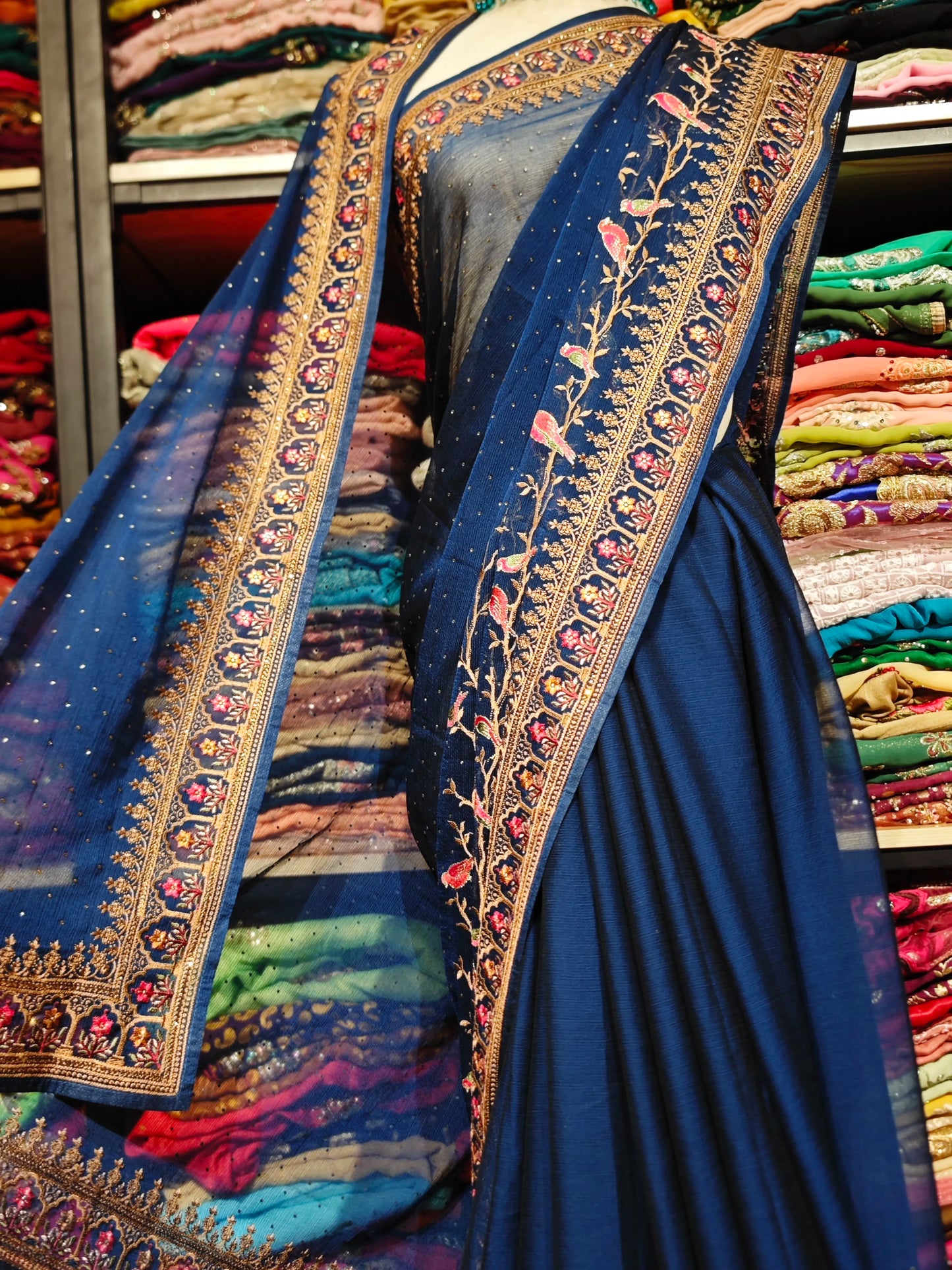 Indian Beaded Saree Dress