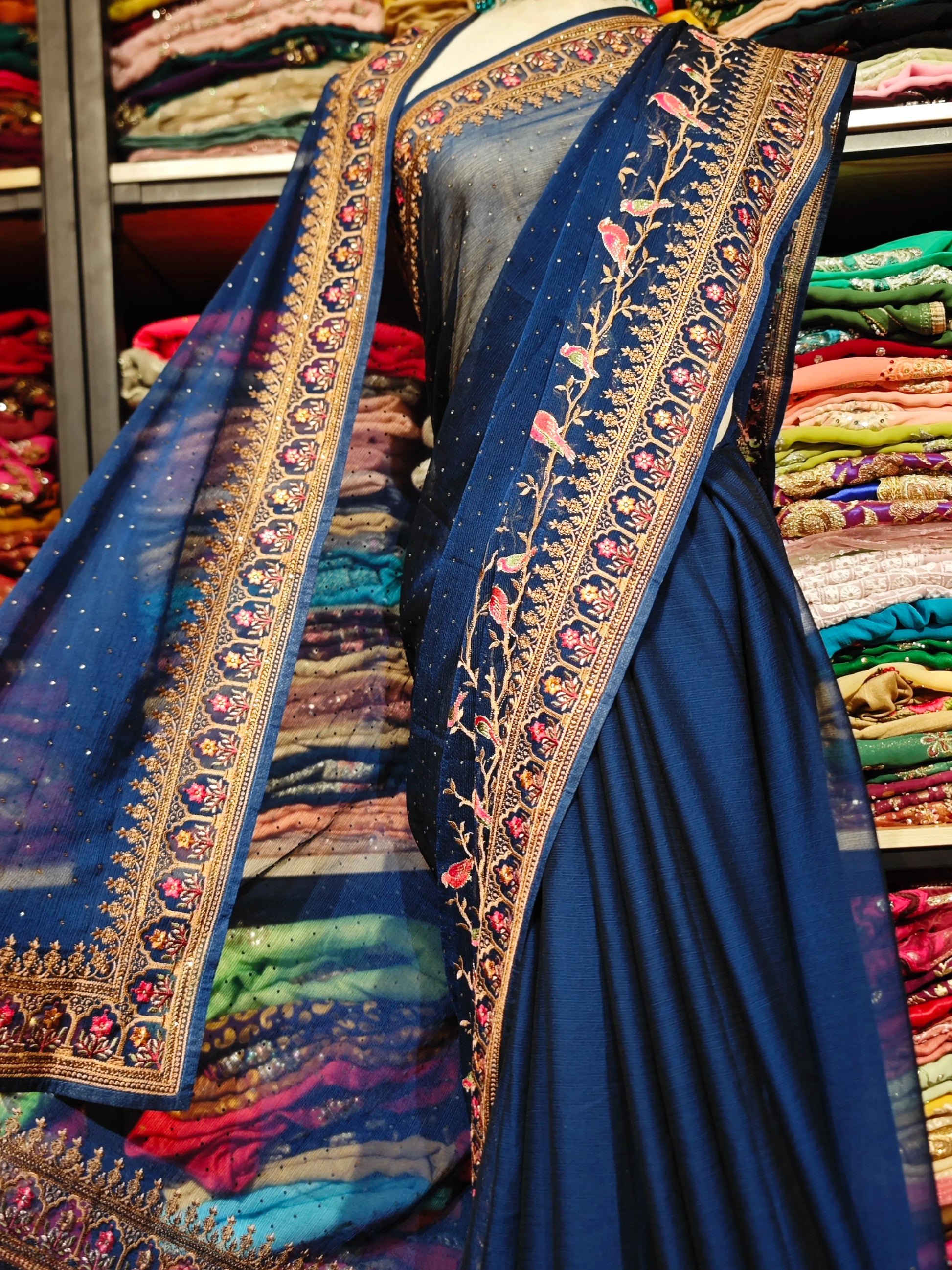 Indian Beaded Saree Dress