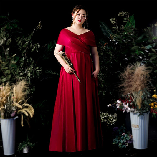 Burgundy Wedding Dress