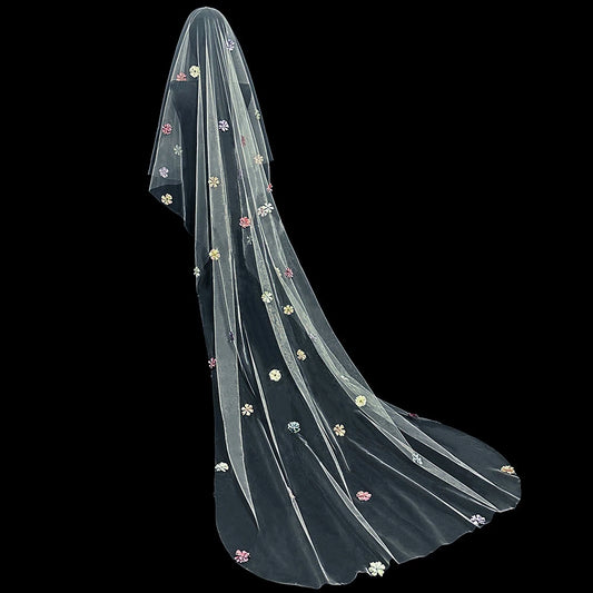 Wedding Veil Dopamine Petal
