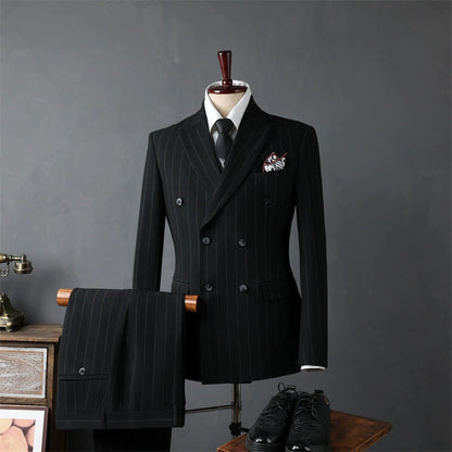 British Style 3-Piece Suit Set