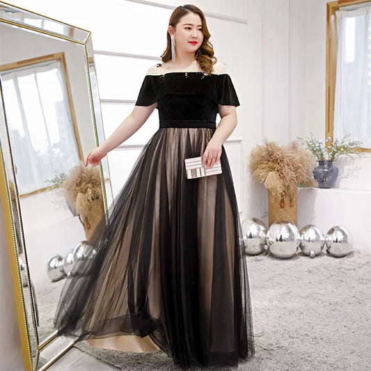 Black High-End Evening Dress