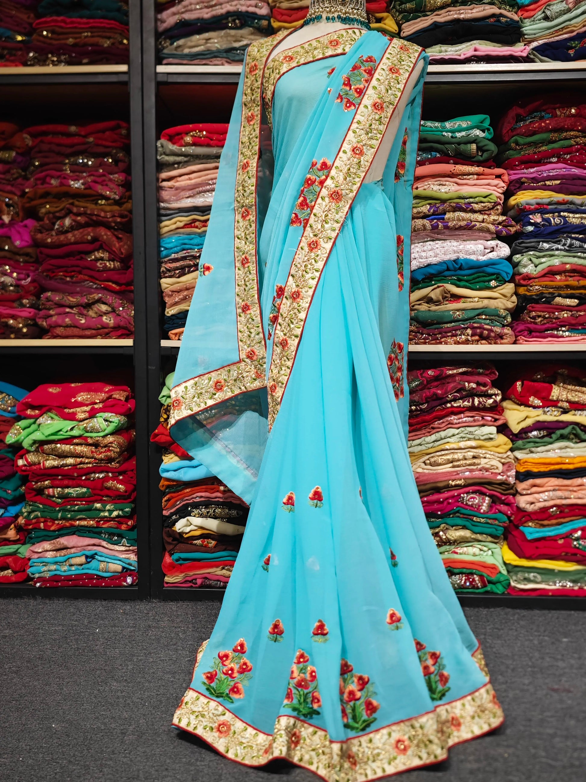 Custom Indian Sari Skirt